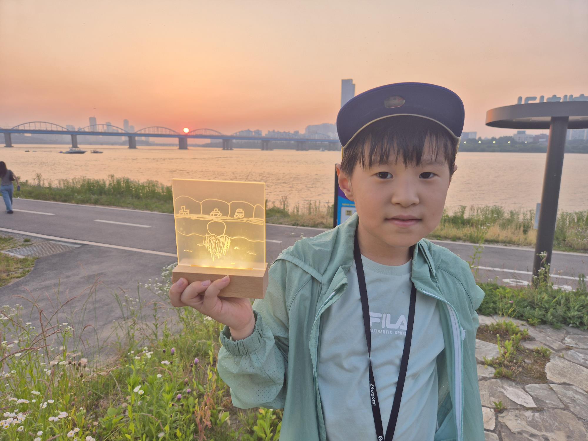 아이들 모두 만족해한 한강투어네요